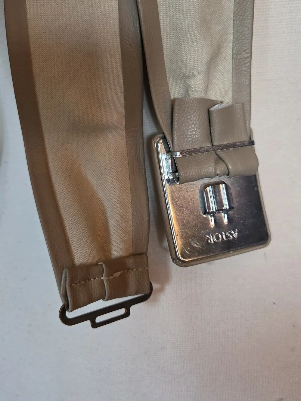 Vintage Astor Leather Belt